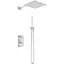 Душева система Kohlman Experience 25 chrome з термостатом + BOX прихованого монтажу KPL-QW432EQ25, Хром - мініатюра 1