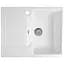 Мийка кухонна Valetti 12N гранітна 610х500 мм біла - мініатюра 3