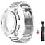 Комплект Tamister для годинника Xiaomi Watch S1 Active сріблястий (чохол + ремінець Rolex design 22 мм) - мініатюра 1