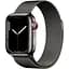 Смарт-часы Apple Watch Series 7 GPS + Cellular 41mm Graphite Stainless Steel with Graphite Milanese Loop [MKHK3] [62621] - миниатюра 1