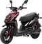 Електроскутер Двомісний Corso Hurricane (2500W 72V/40Ah) Червоний - мініатюра 1