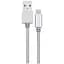 Кабель Awei CL-10 Micro cable 0.3m Grey - мініатюра 1