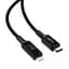 Кабель Acefast C6-01 Type-C to iP 3A 30W 1.2 м nylon zinc connectors чорний - мініатюра 3
