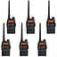 Портативная рация Baofeng UV-5R Black Six Pack комплект 6 шт (2200000758965) - миниатюра 1