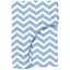 Простынь Cosas на резинке в детскую кроватку 60х120 blue zigzag, голубой (Зиг_голуб_1) - миниатюра 1
