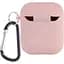 Чехол Silicone Case + Carabine для Apple AirPods Pink Sand [35592] - миниатюра 2