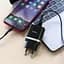 Мережевий зарядний пристрій 1USB Hoco C12Q 3A Black + USB Cable XiaomicroUSB - мініатюра 2