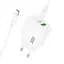 МЗП Hoco CS55A Surplus PD30W+QC3.0 (1USB-A/1C) + кабель Type-C to Type-C White - мініатюра 5