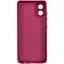 Чехол TPU GETMAN Liquid Silk Full Camera для Motorola Moto E13 Бордовый / Marsala - миниатюра 2