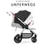 Прогулочная коляска Hauck Uptown Melange Black, черная (14827-3) - миниатюра 4