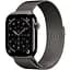 Смарт-часы Apple Watch Series 11 GPS + Cellular 46mm Slate Titanium Case with Slate Milanese Loop M/L (MFD44) [151113] - миниатюра 1