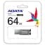 USB флеш накопичувач ADATA 64GB AUV 250 Black USB 2.0 (AUV250-64G-RBK) - мініатюра 4