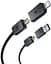 Кабель Baseus Versatile Two-for-Two Fast Charging Cable U+C to C+L 60W 2 м Cosmic Черный - миниатюра 3