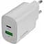 Зарядное устройство Canyon OnCharge 200 20W 1xPD 1xQC EU White (CNE-CHA200-21) - миниатюра 1