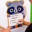 Магнітна дошка "Єнот" з маркером Vladi Toys VT3601-20 укр - мініатюра 3