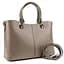 Темно-бежева шкіряна сумка середніх розмірів Firenze Italy F-IT-7627DB - мініатюра 1