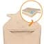 Рушник з капюшоном Lionelo Muslin Hooded Towel Beige Sand 80х80 см - мініатюра 5