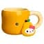 Чашка фарфоровая Yiwu Sanrio 400 мл с магнитом оранжевый Yiwu FM-37B - миниатюра 3