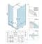 Душова кабіна Rea Montana 110x80 brashed gold KPL-K2513, Золотий, Універсальна, прозорий, золотий - мініатюра 8