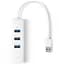 Сетевой адаптер TP-Link UE330 USB3.0 to GE 3xUSB3.0 HUB - миниатюра 2