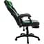 Геймерське крісло GT Racer X-2749-1 Black/Green [122615] - мініатюра 5