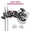 Шарнірний кріплення Ulanzi R096 Double Super Clamp UV-2870 R096 Black - мініатюра 2