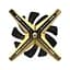 Кулер для корпуса Alseye X12 (Golden WK Push) (AS.04.03.0024) - миниатюра 6