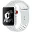 Спортивный ремешок с перфорацией Primo для Apple Watch 38 мм, 40 мм, 41 мм размер S Grey White - миниатюра 1