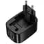 СЗУ Hoco CS101A Folding PD20W+QC3.0 (1USB-A/1C) + кабель Type-C to Type-C Black - миниатюра 6