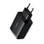 Мережевий зарядний пристрій Baseus Compact Charger 3U 17W 3USB Black (CCXJ020101) [74463] - мініатюра 5