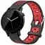 Спортивный ремешок Primo Perfor Classic для часов Motorola Moto 360 2nd gen (42 мм) Black Red - миниатюра 1
