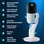 Микрофон Logitech Yeti GX Dynamic RGB Gaming Mic with Lightsync Off White (988-000576) - миниатюра 2