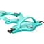 Шлея для собак Max & Molly Smart ID Sport Harness Matrix 2.0 Turquoise XL 2.5х42-66х75-105 см - мініатюра 2