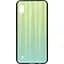 Чехол-накладка Toto Aurora Print Glass Case Samsung Galaxy A10 Green - миниатюра 1