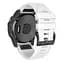 Силиконовый ремешок Primo для часов Garmin Fenix ​​5/5 Plus/Fenix ​​6/6 Pro White - миниатюра 2