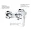 Змішувач для душу Grohe QuickFix Start 24208002, Хром - мініатюра 5