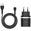 Мережевий зарядний пристрій 1USB Hoco C12Q 3A Black + USB Cable XiaomicroUSB - мініатюра 5