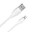 Кабель Baseus Small Pretty Waist Cable USB to Lightning 2A 1m CALMY-02 White - мініатюра 1