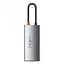 Usb Hub Baseus Metal Gleam Series 4-in-1 Multifunctional Type-C Серый (CAHub-CY0G) - миниатюра 4