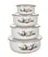 Набор эмалированных емкостей Banquet Lavender, 4 шт. - миниатюра 1