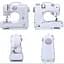 Швейная машинка мини с адаптером 220В и педалью белая Yasm 505 12 в 1 Sewing Machine - миниатюра 3