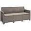 Комплект садових меблів Keter Emma 3 seater set стіл-скриня бежевий - мініатюра 5