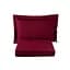Покривало з наволочкой Karaca Home - Charm bold bordo бордовий 160x240 полуторний - мініатюра 1