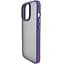 TPU+PC чохол Metal Buttons для Apple iPhone 14 Pro 6.1" Темно-фіолетовий - мініатюра 2