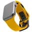 Силіконовий ремінець на смарт-годинник для Apple Watch 38,40,41 mm, Civilian Silicone Watch Strap, black-yellow, зі зручною застібкою, для годинника епл вотч, спортивний, ArmorStandart (ARM58405) - мініатюра 1