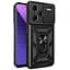 Чехол Ummi Camshield Serge Ring для Xiaomi Redmi Note 13 Pro+ Черный / Black - миниатюра 1