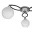 Люстра стельова Brille в спальню E27 60W BK (LK-605C/3) - мініатюра 4