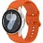 Силіконовий ремінець BeCover Ribbed Tape для Samsung Galaxy Watch (20 mm) 3 41 mm/4 40mm-44mm/5 40-44mm/6 40-44mm/7 40-44mm Orange (712046) - мініатюра 1