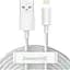 Кабель Baseus Simple Wisdom Data Cable Kit USB-A to Lightning PD 2.4A 1.5m White 2шт (TZCALZJ-02) [113840] - мініатюра 1