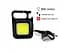 Фонарь Cob Keychain Light W5130 карабин магнитный 7 режимов - миниатюра 4